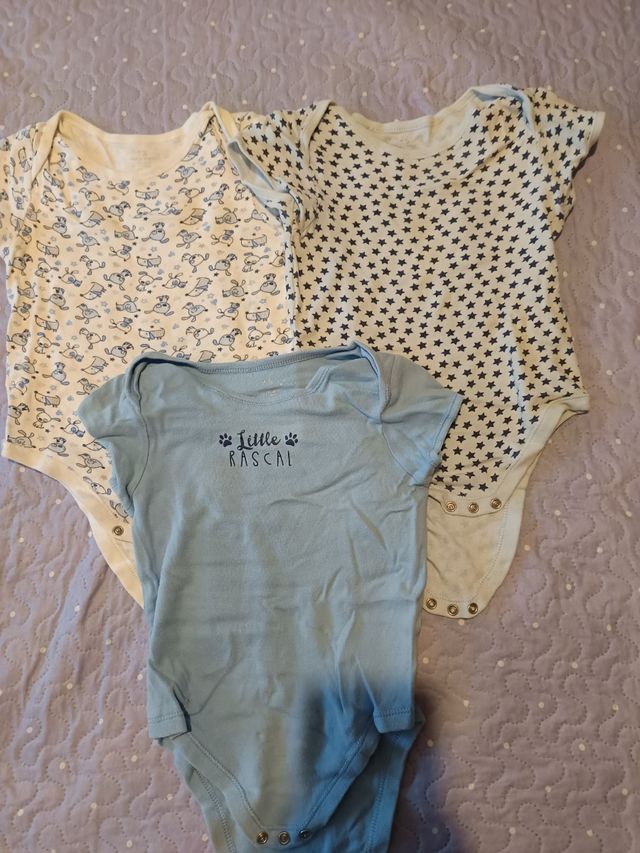 Lote 3 Bodies Bebé Niña/Niño