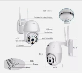 2 Telecamere WiFi Full HD iCSee Visione Notturna