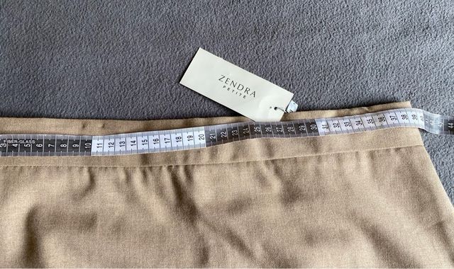 Falda Zendra Petite Talla 42 Beige