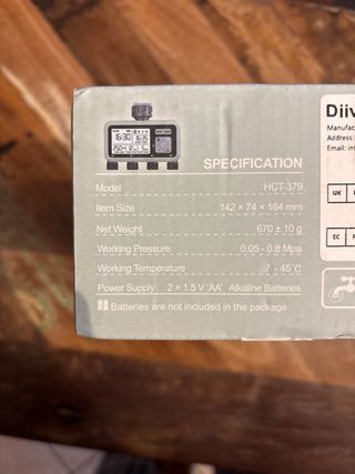 Timer Irrigazione 4 Uscite