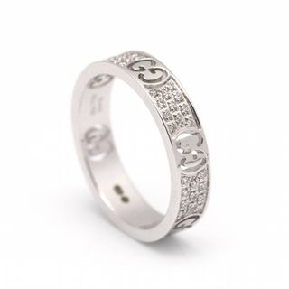 Anillo Gucci Oro Blanco Diamantes