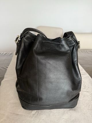 Bolso Loewe Piel Negro Vintage