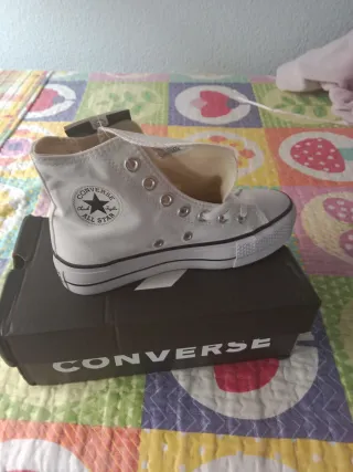 Converse Blancas Plataforma