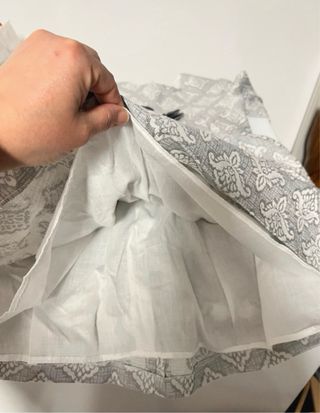 Vestido fiesta niña estampado lazo negro