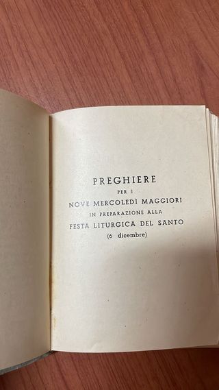 SAN NICOLA DI BARI MANUALE DI PREGHIERE storico