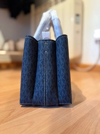 Bolso Michael Kors Flora Mediano Negro/Azul