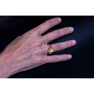 Anillo Pomellato Oro Amarillo Cuarzo Rosa