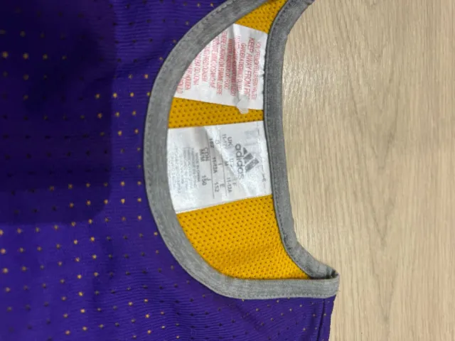 Camiseta Adidas NBA Lakers Morada Gris