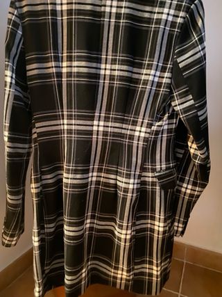 Chaqueta cuadros Bershka Talla S