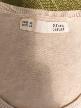 Jersey Sfera Hilo Talla S Beige