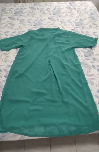 Vestido azul turquesa elegante