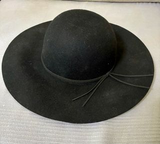 Sombrero Pamela Fieltro Estilo Hippy Negro