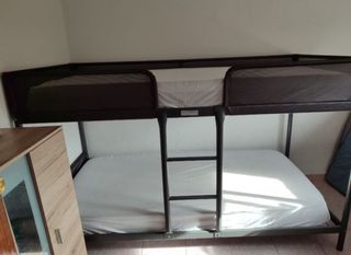 Letto a castello IKEA 90x200 + 2 materassi PREZZO TRATTABILE