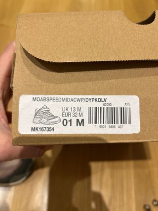 Botas Merrell Moab Speed Mid 32 Waterproof