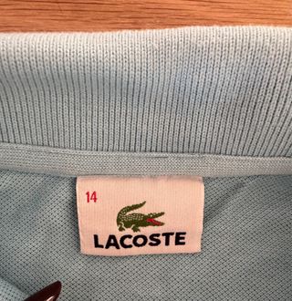 Polo Lacoste maniche lunghe ragazzo tg 14