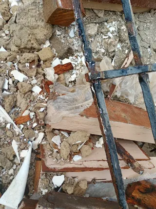 Reja antigua maciza sin soldadura