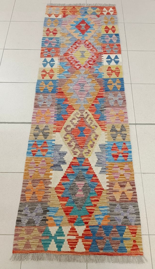 Tappeto Kilim afgano 180x59 cm lana