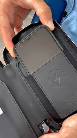 CASOAL Bags Bolso con Cargador Inalámbrico