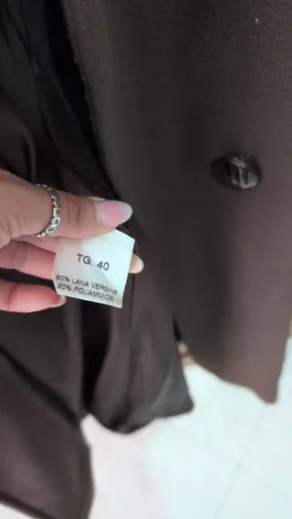 Cappotto donna marrone taglia 40