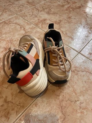 Zapatos niña Zaba talla 31 beige