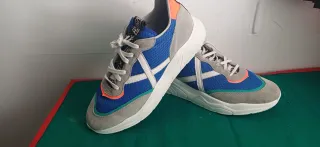 Zapatillas Munich Azules y Grises casi nuevas