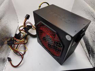 Fuente Alimentación PC Innobo 500W Ventilador Rojo