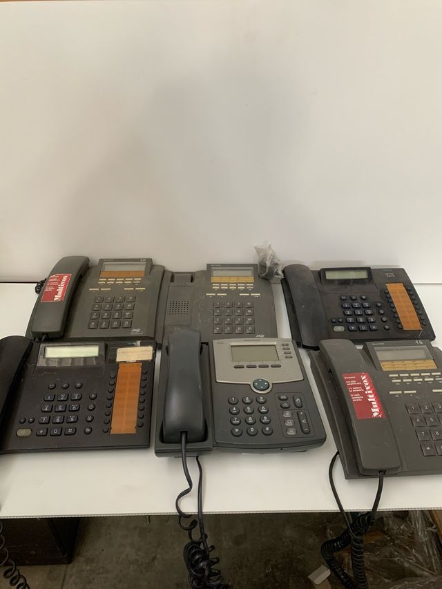 Lotto 6 telefoni da ufficio