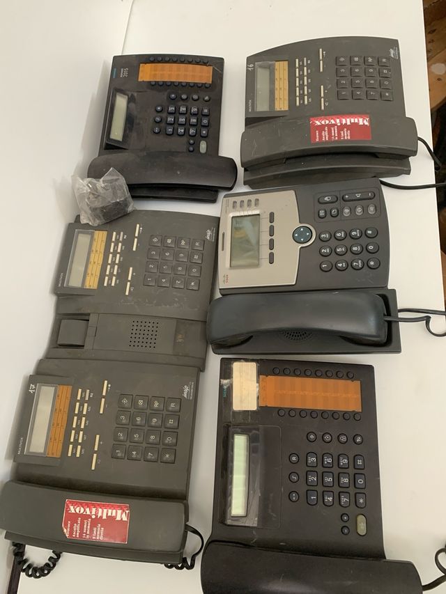 Lotto 6 telefoni da ufficio