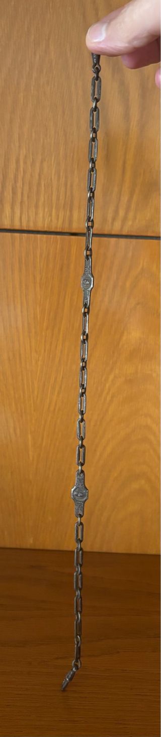 Cadena de plata y oro