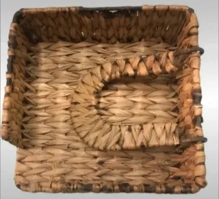 Set 3 porta oggetti in bambù , vimini