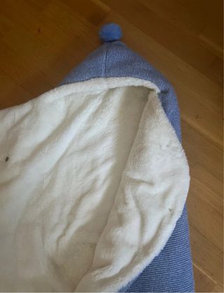 Saco capazo Mayoral azulón con borreguito