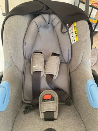 Carrito Bebé KinderKraft 3 en 1 -Color gris y azul