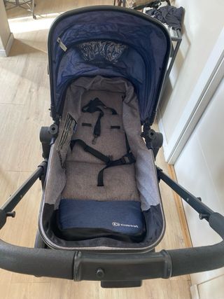 Carrito Bebé KinderKraft 3 en 1 -Color gris y azul