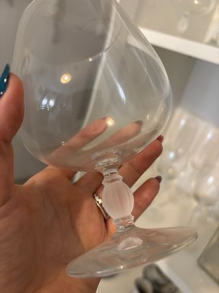 Juego copas cristal con cubitera