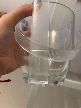 Juego copas cristal con cubitera