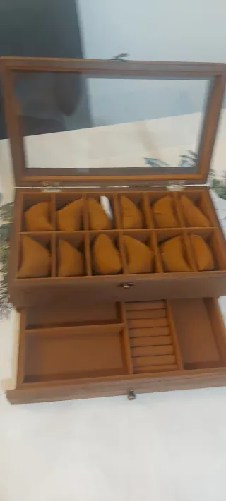 Scatola porta orologi 12 posti