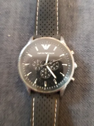 Reloj Emporio Armani Automático Negro/Plata