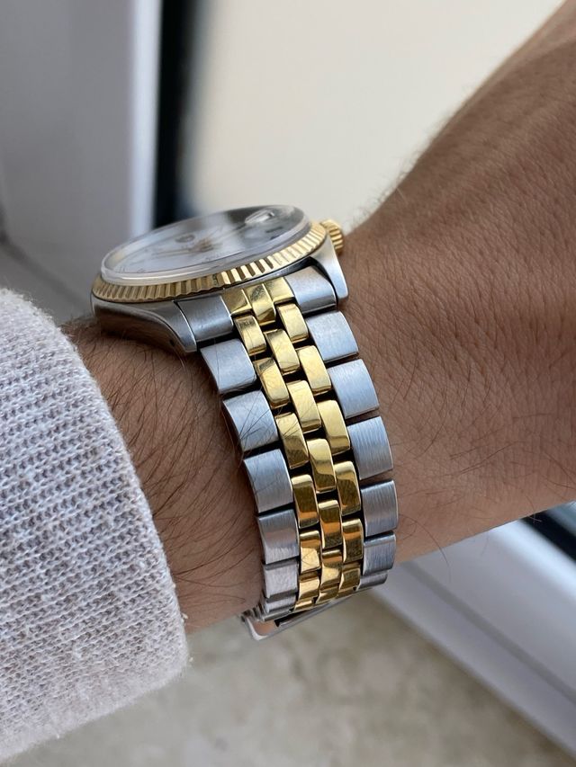 Tudor Prince Oysterdate Automático 34mm Oro/Plata