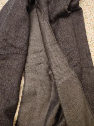 Sciarpa grigia in cotone e viscosa