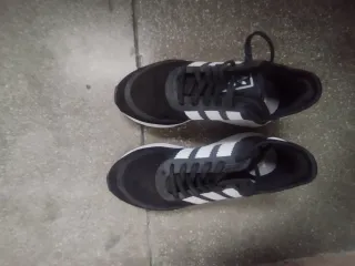 Botines Adidas Mujer Negro/Blanco