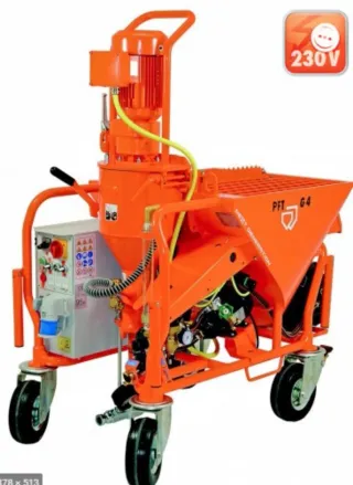 Máquina PFT G4,yeso y mortero
