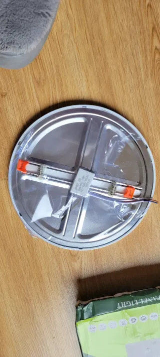 Lote 5 Focos LED Panel Redondo 20W