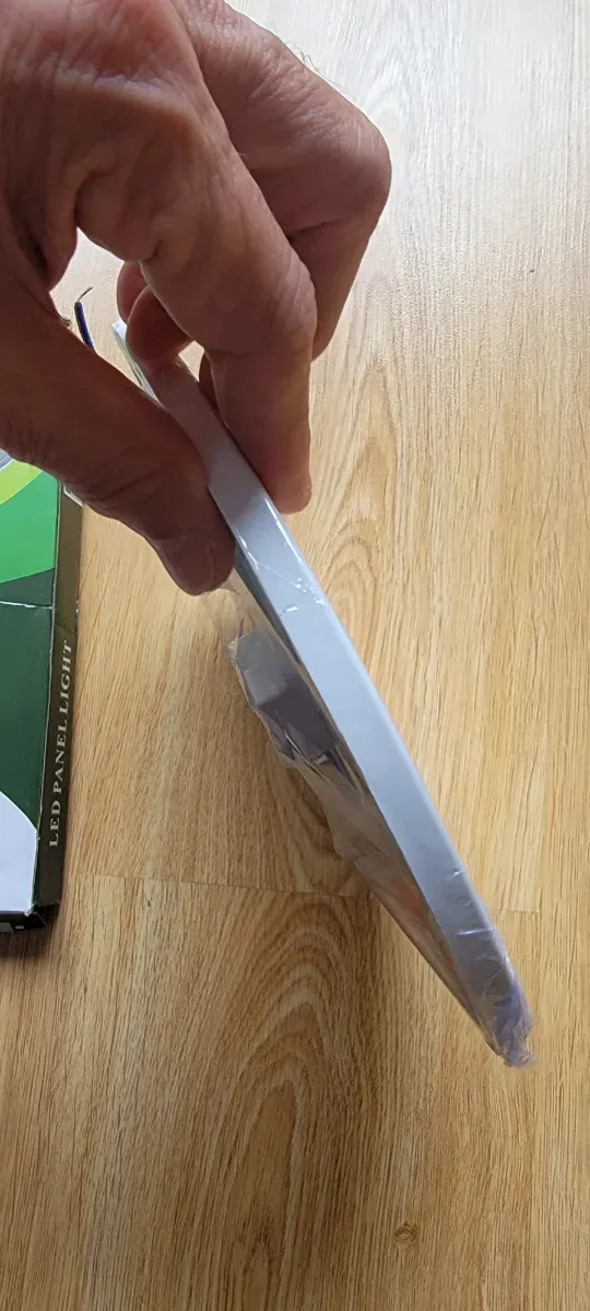 Lote 5 Focos LED Panel Redondo 20W