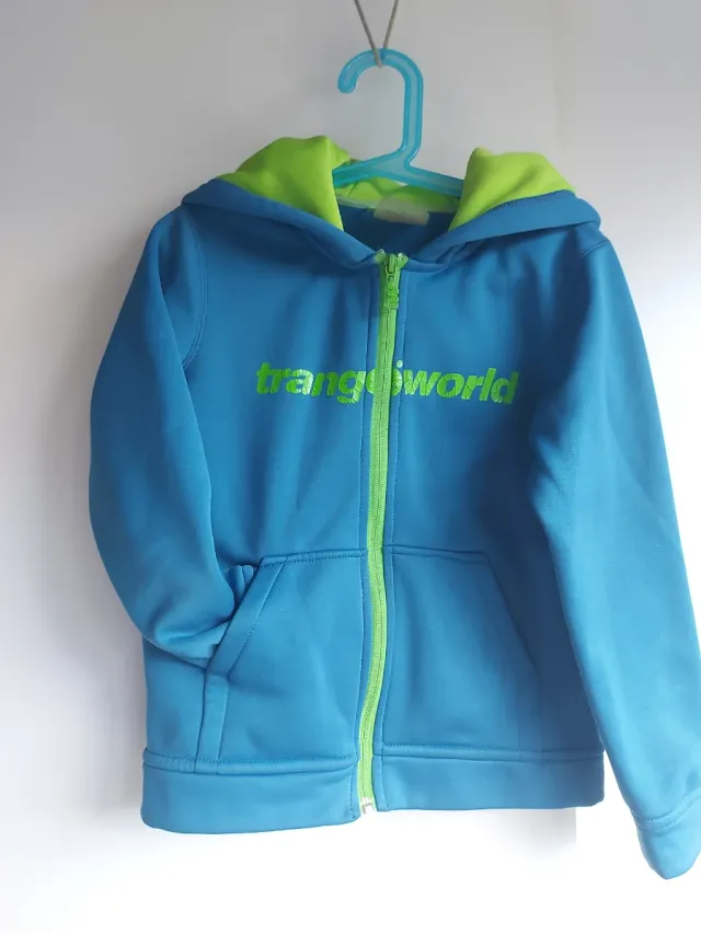 Cortavientos Trango 8 años azul y verde