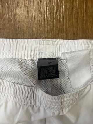 Nike Vintage White Baggy Track Pants Unisex Tag. M