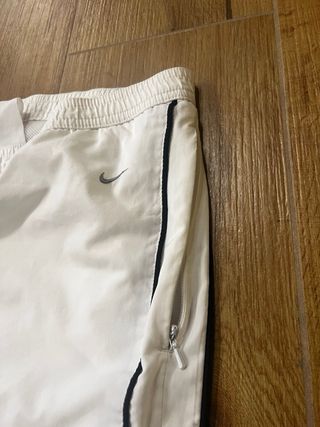 Nike Vintage White Baggy Track Pants Unisex Tag. M