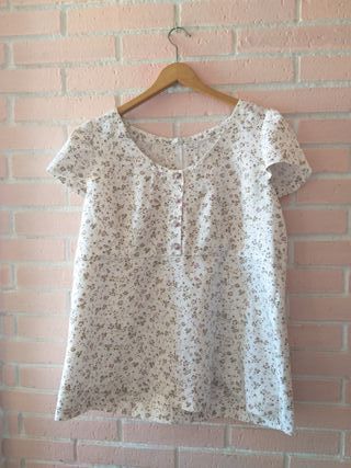 Vestido de fiesta verde azulado y Chaqueta + Blusa