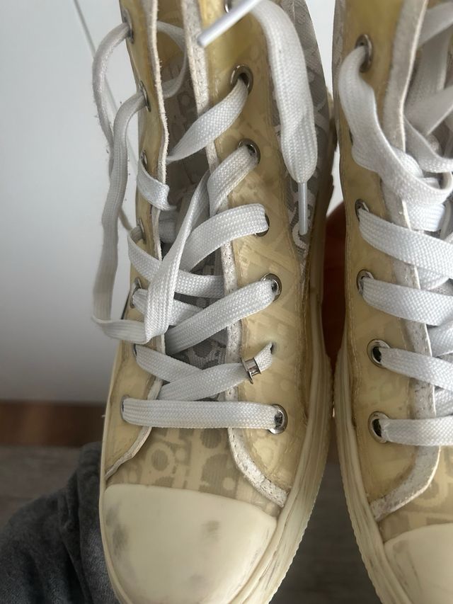 Zapatillas Dior B23 Beige/Blanco