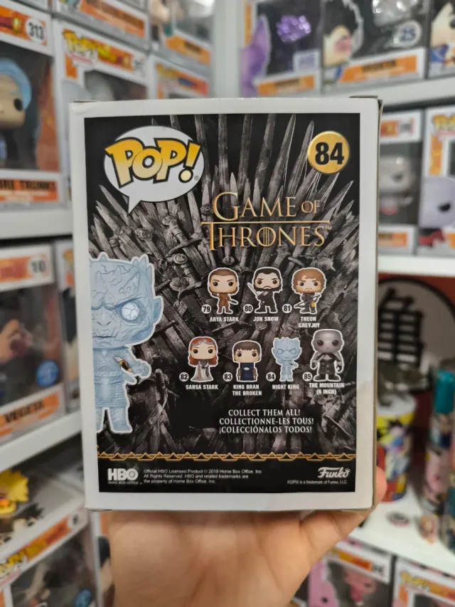 Funko Pop! Game of Thrones Night King 84 Glow HBO