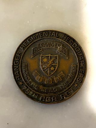 75th Ranger Regimental Headquarters Medaglia